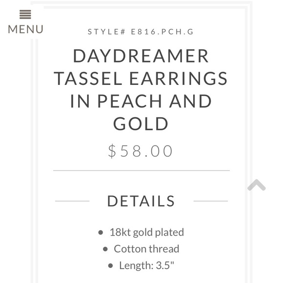 BRAND NEW 🌟 ettika tassel earrings - Picture 3 of 4